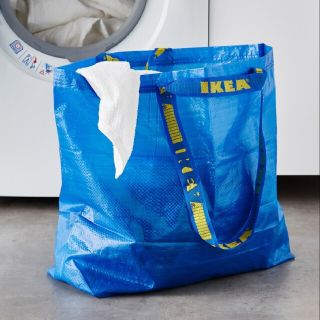 イケア(IKEA)の新品未使用　IKEA　ブルーバッグ　フラクタ　Mサイズ　バッグ　1枚(エコバッグ)