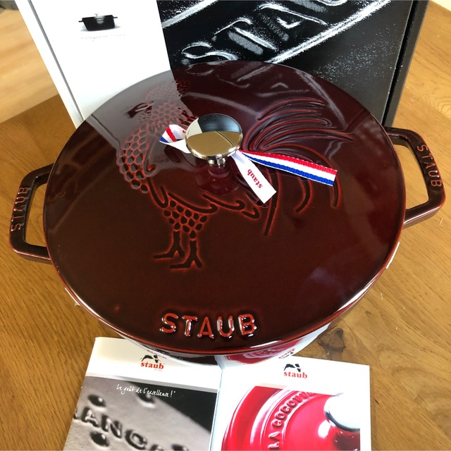 ヤマト STAUB グレナディンレッド スノーの通販 by NIKE0909's shop｜ストウブならラクマ - 新品staub ストウブ