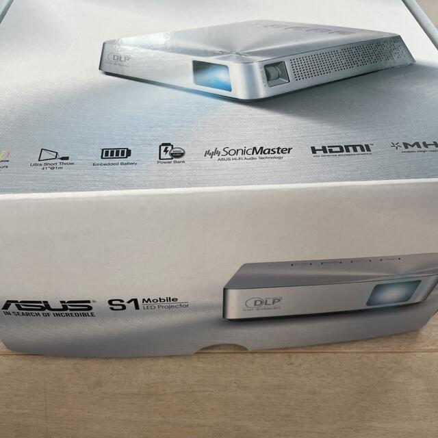 ASUS S1 小型ミニ プロジェクター軽量 HDMI MHL対応 スマホ/家電/カメラのテレビ/映像機器(プロジェクター)の商品写真