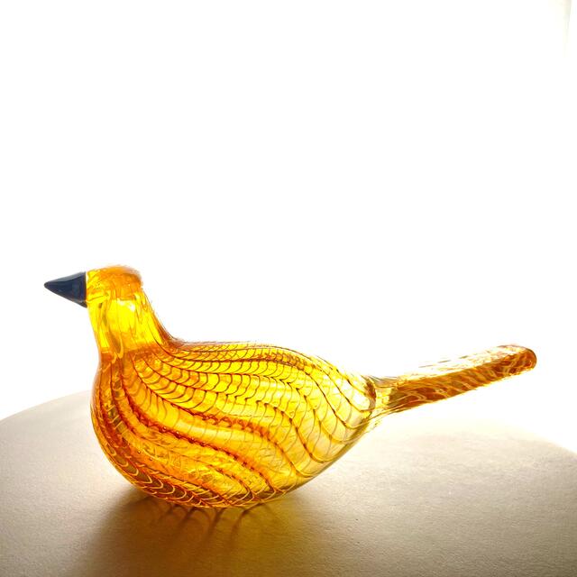 iittala(イッタラ)のGolden Cuckoo Oiva Toikka バード  箱なし インテリア/住まい/日用品のインテリア小物(置物)の商品写真