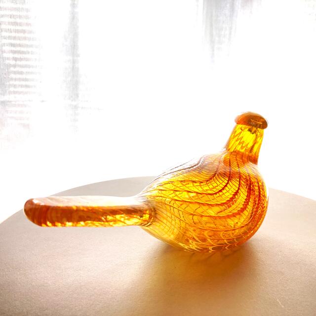 iittala(イッタラ)のGolden Cuckoo Oiva Toikka バード  箱なし インテリア/住まい/日用品のインテリア小物(置物)の商品写真