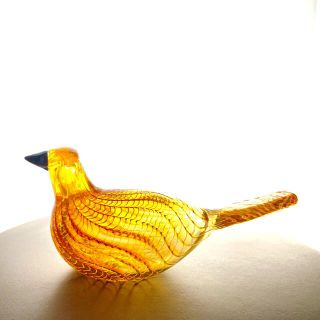 イッタラ(iittala)のGolden Cuckoo Oiva Toikka バード  箱なし(置物)