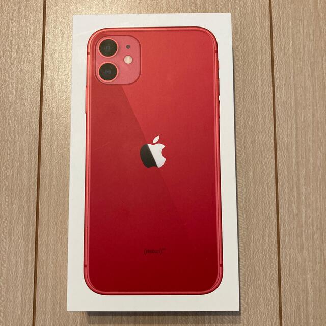 [新品]Apple iPhone11 64GB Red SIMフリー