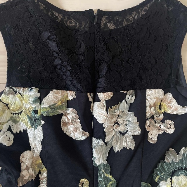 正規代理店 【美品】GRACE CONTINENTAL ドレス 花柄 レース ひざ丈