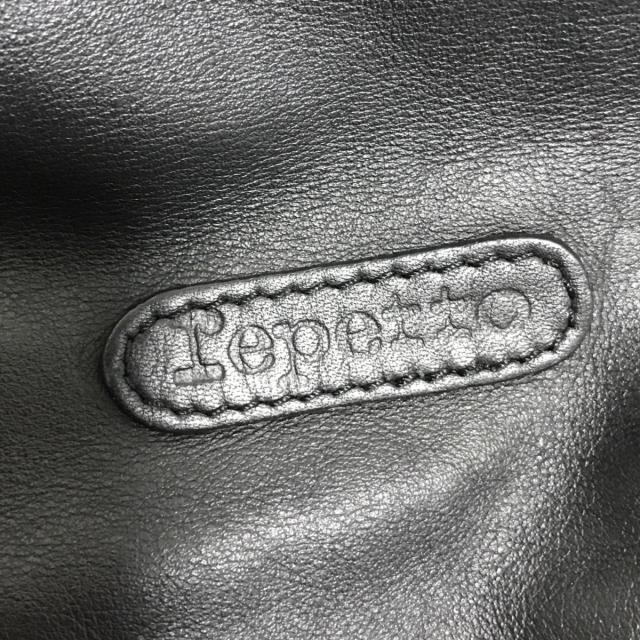 repetto(レペット)のレペット トートバッグ - 黒×ダークグレー レディースのバッグ(トートバッグ)の商品写真