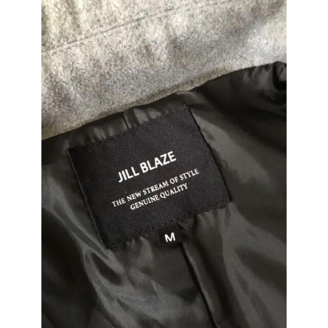 JILL BLAZE (ジルブレイズ) Pコート ウールメルトンM ライトグレー メンズのジャケット/アウター(ピーコート)の商品写真