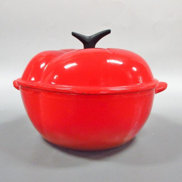 LE CREUSET(ルクルーゼ)のLE CREUSET(ルクルーゼ) 小物 - レッド×黒 レディースのファッション小物(その他)の商品写真