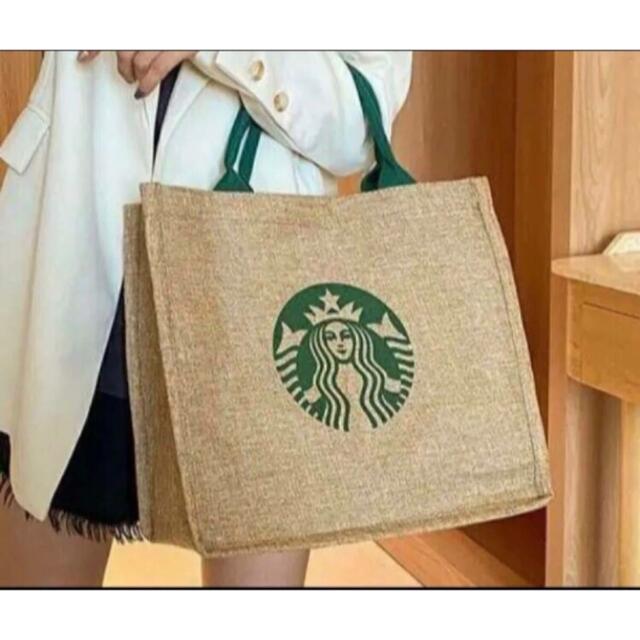 Starbucks Coffee(スターバックスコーヒー)のスターバックス スタバ トートバッグエコバッグ STARBUCKS    N6 レディースのバッグ(トートバッグ)の商品写真