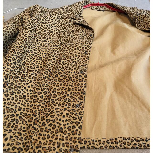 ●確約済み‼️CIAO ヒョウ柄　豹柄　ジャケット メンズのジャケット/アウター(Gジャン/デニムジャケット)の商品写真