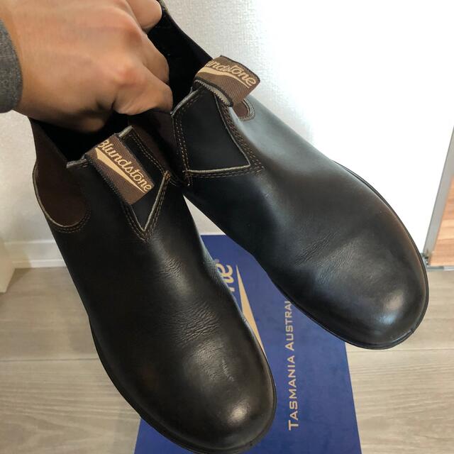 Blundstone(ブランドストーン)の　UK7（約26cm）ブランドストーン　サイドゴアブーツ　ダークブラウン メンズの靴/シューズ(ブーツ)の商品写真