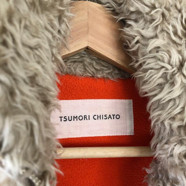 TSUMORI CHISATO(ツモリチサト)のツモリチサト　サイズ2  ボア　ブルゾン　ベージュ系 レディースのジャケット/アウター(ブルゾン)の商品写真