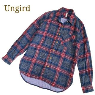 アングリッド(Ungrid)の最終お値下げ！ Ungird アングリッド チェック柄 厚手 シャツ ネルシャツ(シャツ/ブラウス(長袖/七分))