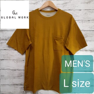 グローバルワーク(GLOBAL WORK)の✨人気✨ GLOBALWORK(グローバルワーク) メンズ Tシャツトップス L(Tシャツ/カットソー(半袖/袖なし))