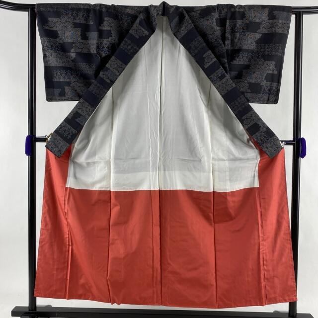 紬 美品 優品 155cm 62cm 正絹 【中古】 紬 美品 優品 155cm 62cm 正絹 【中古】
