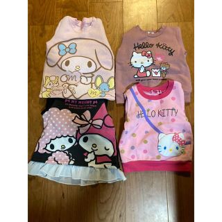 サンリオ(サンリオ)のids90 女の子用　マイメロ　キティーちゃん　まとめ売り(Tシャツ/カットソー)