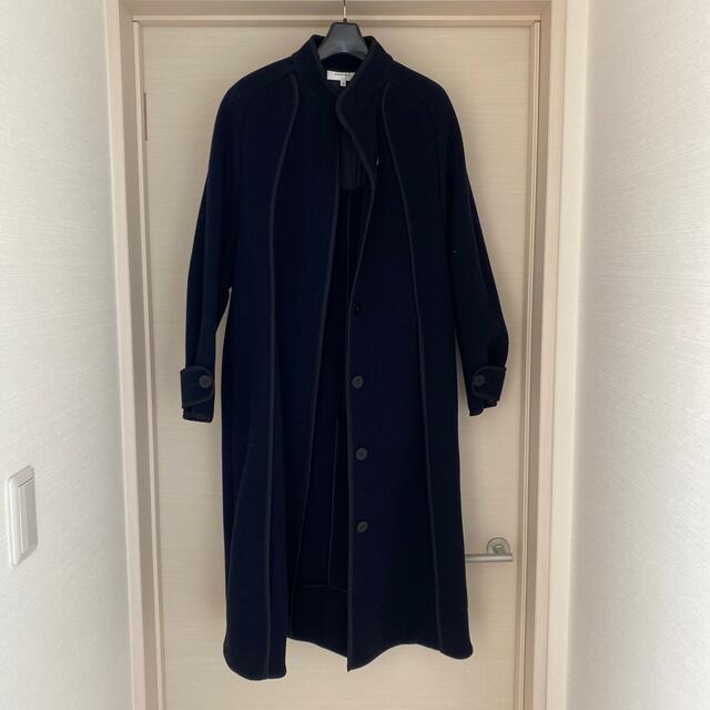 高級感 CARVEN - ネイビーコート ロングコート - www