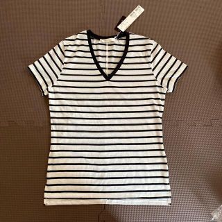 アズールバイマウジー(AZUL by moussy)の新品タグ付！AZUL basicボーダーTシャツ(Tシャツ(半袖/袖なし))