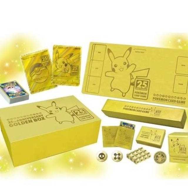 pokemon 25th ANNIVERSARY GOLDEN BOX