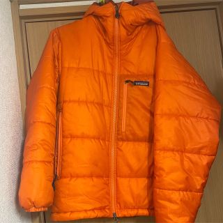 パタゴニア(patagonia)の美品！　XS パタゴニア ダスパーカ ホットラバオレンジ  レトロX (ダウンジャケット)