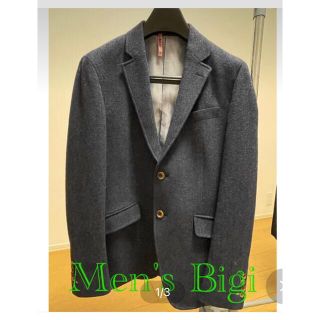 メンズビギ(MEN'S BIGI)の【メンズビギ】ネイビー ジャケット 秋冬用(テーラードジャケット)