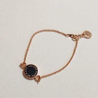 マークジェイコブス(MARC JACOBS)の未使用　マークジェイコブスブレスレット　ブラックｘローズゴールド(ブレスレット/バングル)