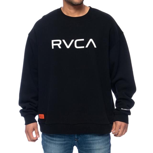 RVCA(ルーカ)のRVCA メンズ BIG RVCA CR トレーナー【2021年秋冬モデル】 メンズのトップス(スウェット)の商品写真