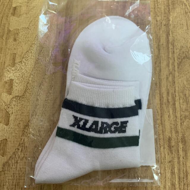 XLARGE(エクストララージ)のXLARGE 靴下　19-21 新品未使用 キッズ/ベビー/マタニティのこども用ファッション小物(靴下/タイツ)の商品写真