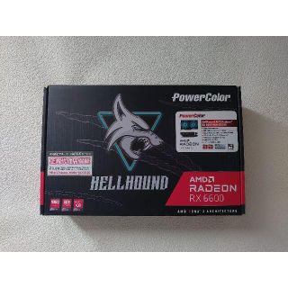 RX6600 HELLHOUND PowerColor RADEON AMD(PCパーツ)