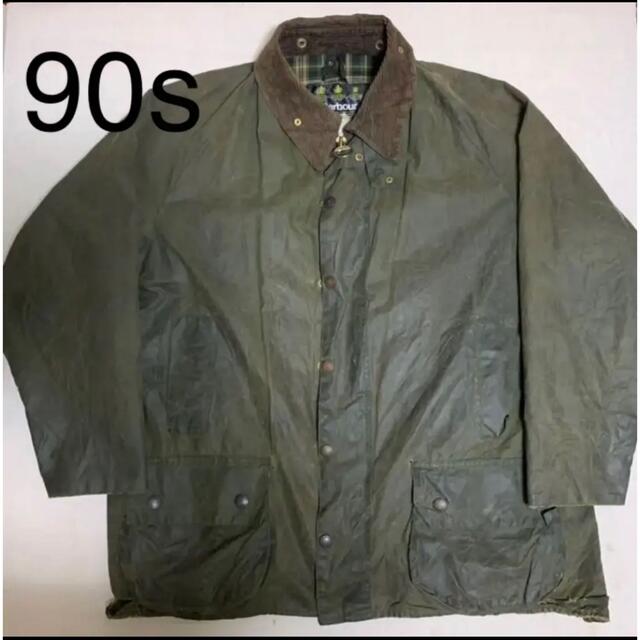 Barbour(バーブァー)の90s barbour "Beaufort" オイルドジャケット　ヴィンテージ メンズのジャケット/アウター(ブルゾン)の商品写真