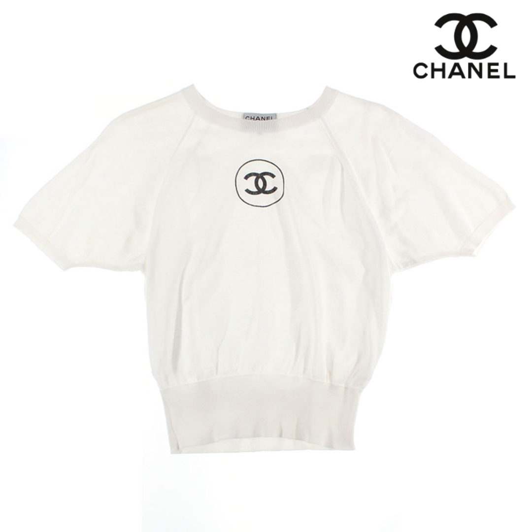 シャネル CHANEL ココマーク 半袖 ニット トップス カットソー