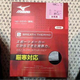 ミズノ(MIZUNO)のブレスサーモ  タイツ　厳寒対応　レディースL(ウエア/装備)