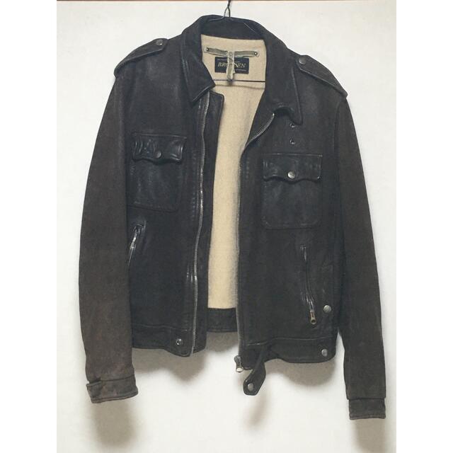 BROGDEN レザージャケット Made in Italy 【中古】 www.gold-and-wood.com