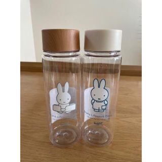 新品未使用　ミッフィー  miffy クリアボトル　2本セット　530ml(容器)