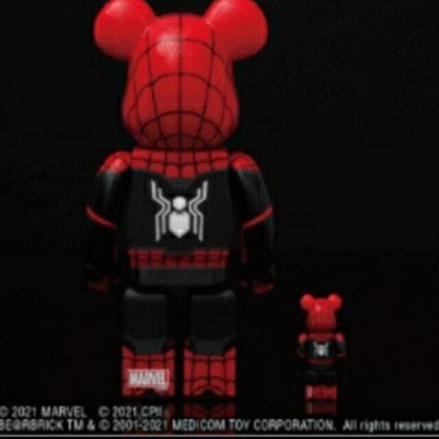 【新品・未開封】スパイダーマン　BE@RBRICK 100% & 400%