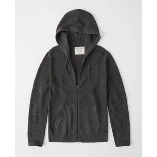 アバクロンビーアンドフィッチ(Abercrombie&Fitch)のラスト1着！☆アバクロ・メンズフルジップニットパーカー☆L(パーカー)