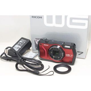 リコー(RICOH)の★人気商品★ リコー WG-7 レッド(コンパクトデジタルカメラ)