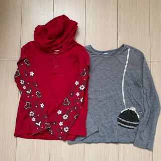 ジンボリー(GYMBOREE)のジンボリー　パーカー　ロンT 2枚セット　130㎝(Tシャツ/カットソー)