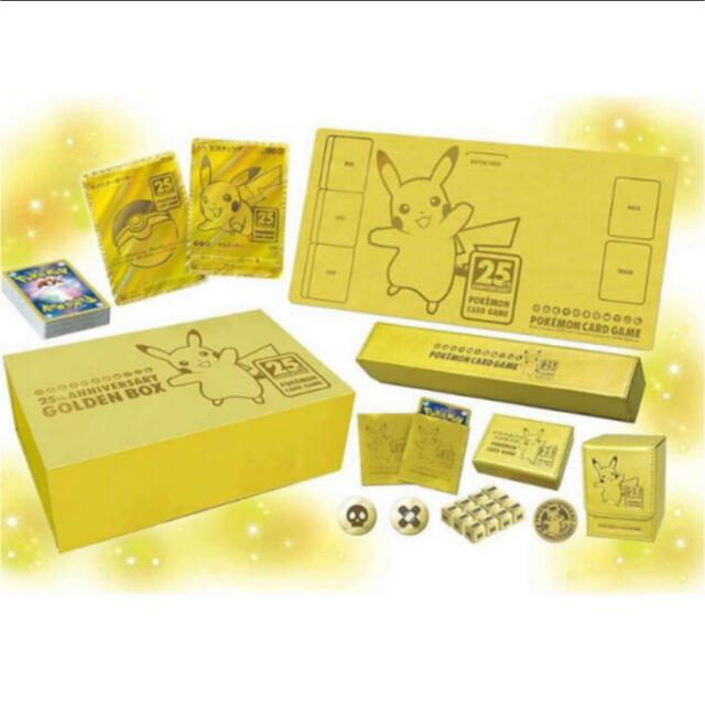 25th ANNIVERSARY GOLDEN BOX 日本版　ポケモンカードトレーディングカード