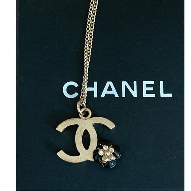 CHANEL(シャネル)のシャネル CHANEL ネックレス ココマーク カメリア ゴールド (刻印あり) レディースのアクセサリー(ネックレス)の商品写真