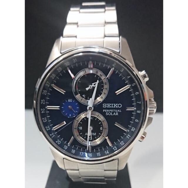 1448 21年12月購入 SEIKO ソーラー 腕時計 V198-0AC0