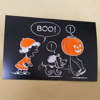 スヌーピーミュージアム 絵はがき ノベルティー ハロウィン限定(キャラクターグッズ)