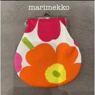 マリメッコ(marimekko)のマリメッコ　ガマ口ポーチ(ポーチ)