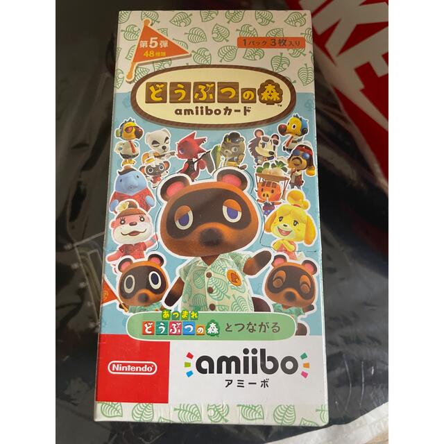 新品未開封　あつまれどうぶつの森 amiibo カード第5弾  1BOX