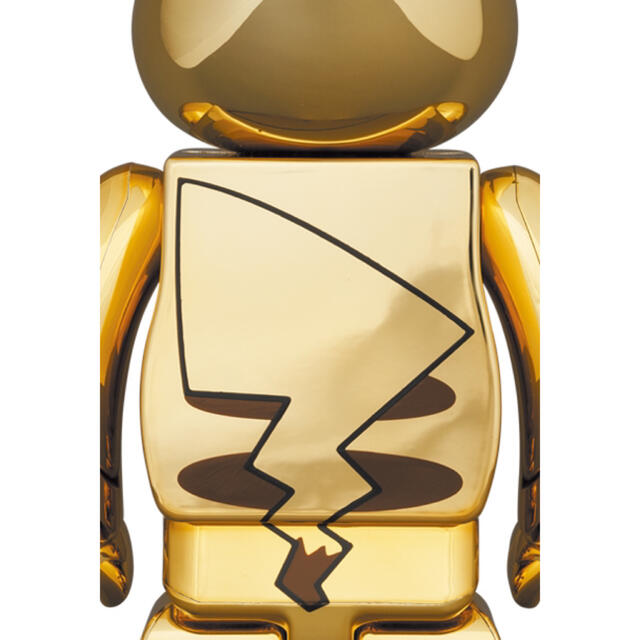 BE@RBRICK ピカチュウGOLD CHROME Ver.100％＆400％