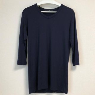 エイケイエム(AKM)のAKM カットソー　紺　黒　2枚セット(Tシャツ/カットソー(七分/長袖))