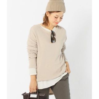 ドゥーズィエムクラス(DEUXIEME CLASSE)の美品⭐️定価15400円／Deuxieme Classe／ワッフルTシャツ (カットソー(長袖/七分))