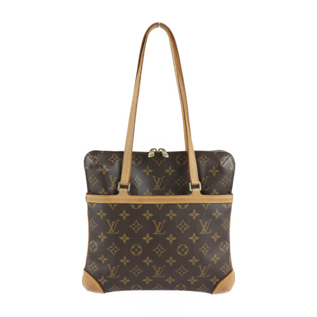 LOUIS VUITTON ルイ ヴィトン  クーサンGM ショルダーバッグ M51141 モノグラムキャンバス レザー  ブラウン   ハンドバッグ トートバッグ  ビトン 【本物保証】