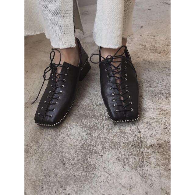 Ameri vintage LACE UP LOAFER Lサイズ