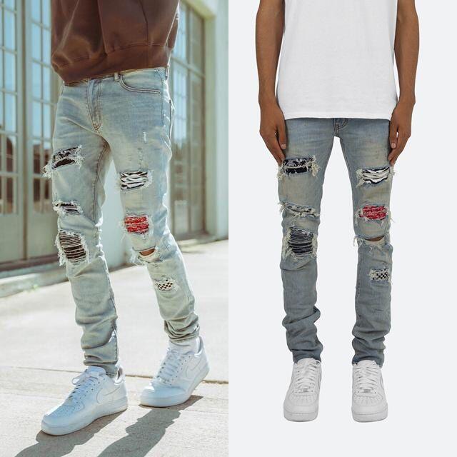 FEAR OF GOD(フィアオブゴッド)の新品☆☆mnml デニム ダメージ ストレッチ メンズのパンツ(デニム/ジーンズ)の商品写真