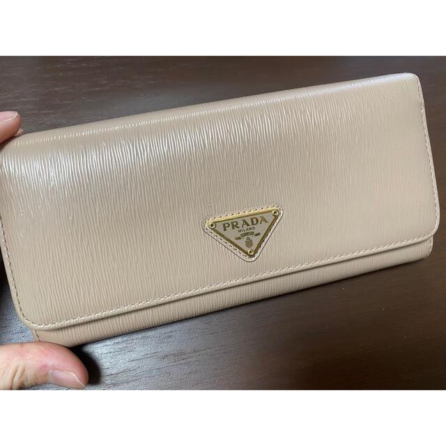 PRADA  長財布 ピンク 1